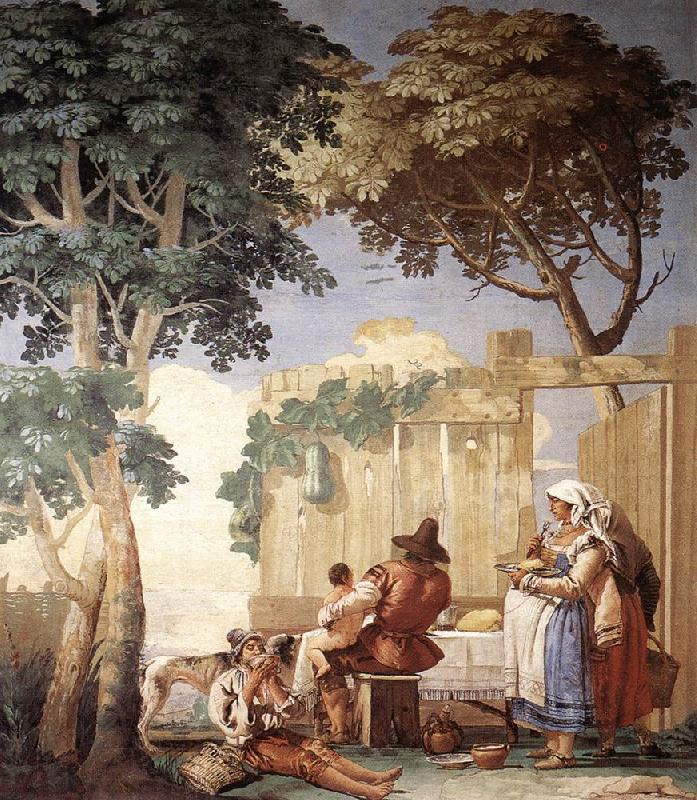 TIEPOLO, Giovanni Domenico Family Meal  kjh